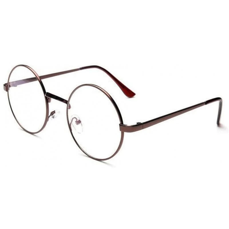 Aviator Prescription Glasses Fashion Eyeglasses - Coffee - C1199O7Z8X0 $11.39