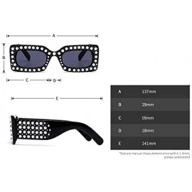 Square 2018 Hot Sale Oversized Diamond Womens Square Luxury Brand Designer Eyewear UV400 - Leopard - C1189MOM7XI $10.77