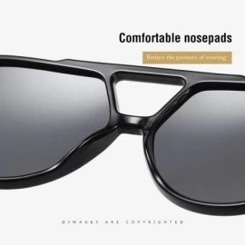 Aviator Unisex Aviator Polarized Sunglasses for Men Women with TR90 Flexible Frame UV400 Protection 8062 - Tortoise/Black - C...