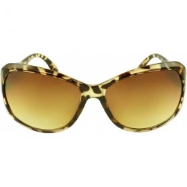 Shield Stylish Shield Sunglasses - Brown Leopard - CH11FEPWPQ5 $7.19