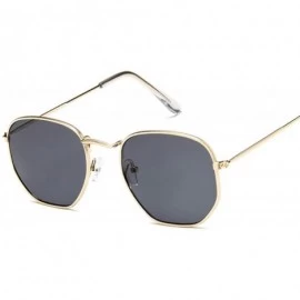 Goggle Shield Sunglasses Women Brand Designer Mirror Retro Sun Glasses Luxury Vintage Female - Black Gray - CB198ZTYUGD $59.40