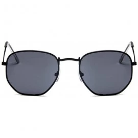 Goggle Shield Sunglasses Women Brand Designer Mirror Retro Sun Glasses Luxury Vintage Female - Black Gray - CB198ZTYUGD $59.40