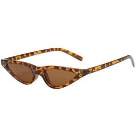 Rimless Sunglasses for Men Women Oval Sunglasses Vintage Sunglasses Photo Props Eyewear Sunglasses Party Favors - B - CE18QTD...