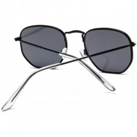 Goggle Shield Sunglasses Women Brand Designer Mirror Retro Sun Glasses Luxury Vintage Female - Black Gray - CB198ZTYUGD $59.40