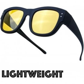 Goggle Driving Polarized Sunglasses Anti Glare Prescription - 6-rubber Black - CC18HQEY853 $19.93