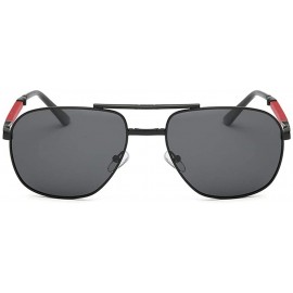 Rimless Unisex Summer Polarized Folding Eyebrow Pencil Sunglasses Fashion Glasses for Men Women - Red - CW196IXRYA0 $17.26