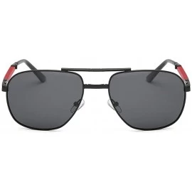 Rimless Unisex Summer Polarized Folding Eyebrow Pencil Sunglasses Fashion Glasses for Men Women - Red - CW196IXRYA0 $17.26