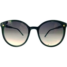 Cat Eye Vintage Fashion Cats Eye Wayfar Sunglasses for Men Women UV 400 - Black2 - CZ197SY4UYI $26.43