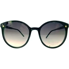 Cat Eye Vintage Fashion Cats Eye Wayfar Sunglasses for Men Women UV 400 - Black2 - CZ197SY4UYI $10.76