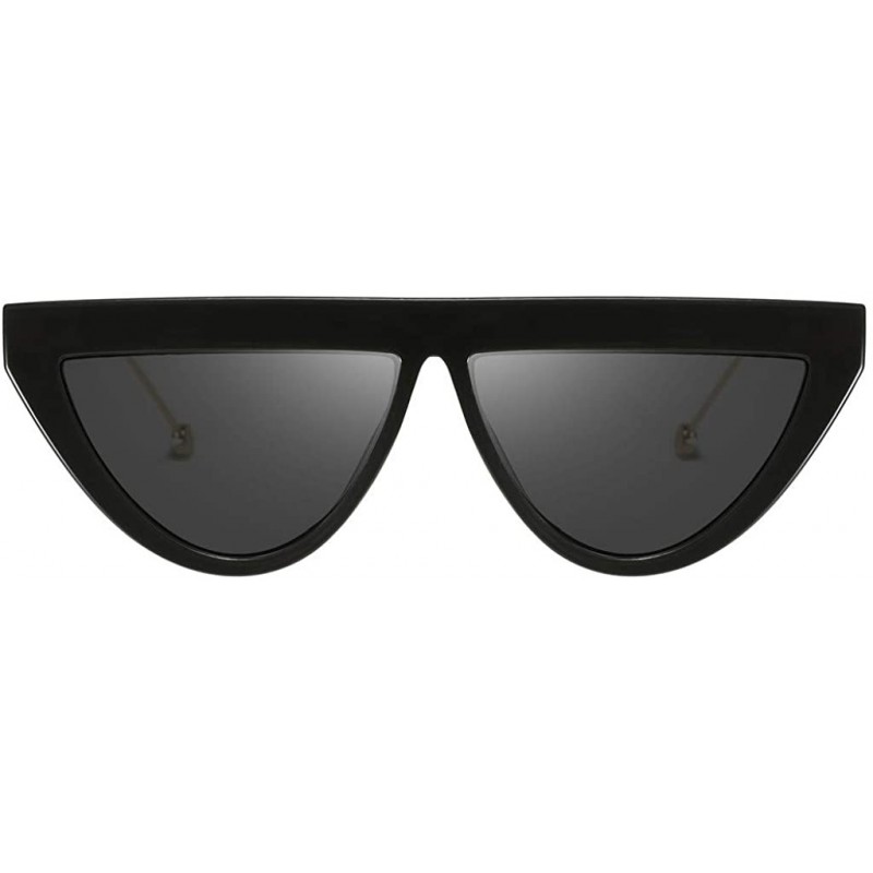 Rimless Vintage Small Semicircle Shape Sunglasses Glasses Retro Style For Unisex Women Men - D - CD196M3X68Z $9.87