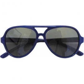 Wrap Top Flyer - Toddler's First Sunglasses for Ages 2-4 Years - Navy Blue - CK182EH35ZR $10.70