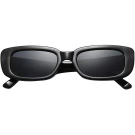 Round Fashion Sunglasses Women Men Square Small Frame Eyeglasses Driving Eyewear - A - CY190O5SSMG $10.99