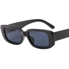 Round Fashion Sunglasses Women Men Square Small Frame Eyeglasses Driving Eyewear - A - CY190O5SSMG $10.99