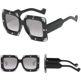 Semi-rimless Fashion Irregular-shaped Sunglasses for Man Women-Vintage Retro Style Glasses Trendy Eye Glasses - A - CM196IXWY...