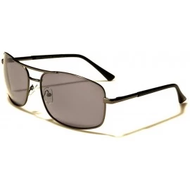 Rectangular Hot Mens Womens Classic Air Force Designer Stylish Rectangle Sunglasses - Gray - CS18X56QUAS $19.81