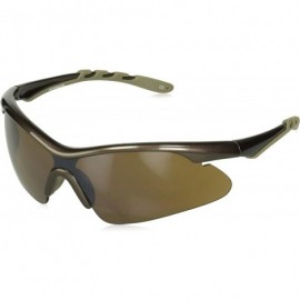 Sport Blastir X Sunglasses - Dark Metallic Brown/Brown/Silver Mirror Flash - CI11OE90LOP $61.60