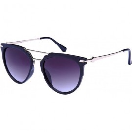 Aviator Womens Pantos Style Sunglasses w/Gradient Lens 32181-AP - Black - CW12N0H4687 $19.65
