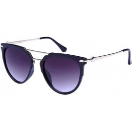 Aviator Womens Pantos Style Sunglasses w/Gradient Lens 32181-AP - Black - CW12N0H4687 $9.12
