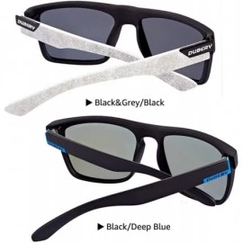 Sport Retro Polarized Sunglasses for Men and Women Classic Vintage Square Sun Glasses UV400 Protection - CG196WH57C4 $23.59