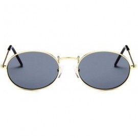 Sport 2019 Retro Round Yellow Sunglasses Women Brand Designer Sun Glasses For Women Alloy Mirror Sunglasses Female - CQ18W793...