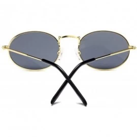 Sport 2019 Retro Round Yellow Sunglasses Women Brand Designer Sun Glasses For Women Alloy Mirror Sunglasses Female - CQ18W793...