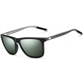 Rimless Unisex Retro Sunglasses Polarized Lens Vintage Eyewear Accessories Sun Glasses for Men Women - Dark Green - C5194OCSH...