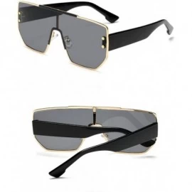 Oversized Glasses Polarizing Sunglasses All-in-One Sunglasses Stylish Oversized Lens Eyes - CF18IH37CYD $36.25