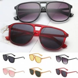 Oversized UV Protection Sunglasses for Women Men Full rim frame Square Acrylic Lens Plastic Frame Sunglass - F - CJ190336C84 ...