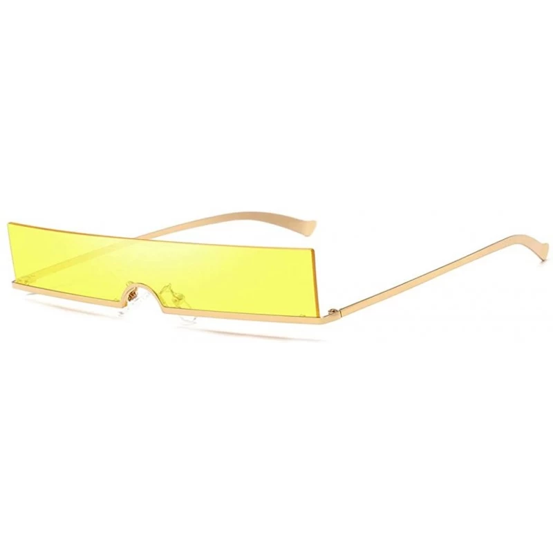Rimless Unisex Radiation Vintage Eye Sunglasses-Retro Eyewear Fashion Protection - B - CQ18OA4HAWL $16.33