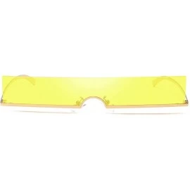 Rimless Unisex Radiation Vintage Eye Sunglasses-Retro Eyewear Fashion Protection - B - CQ18OA4HAWL $7.28