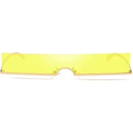 Rimless Unisex Radiation Vintage Eye Sunglasses-Retro Eyewear Fashion Protection - B - CQ18OA4HAWL $16.33