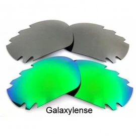 Oversized Replacement Lenses For Oakley Jawbone Blue&Red Color Polarized 2 Pairs 100% UVAB - Green&gray - CK128BPHX57 $15.00