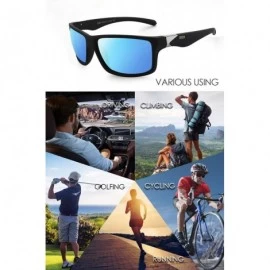 Sport Sunglasses for Men Polarized UV Protection Sports Glasses Driving Cycling Fishing Running Baseball - CF18TOIGE2Q $13.98