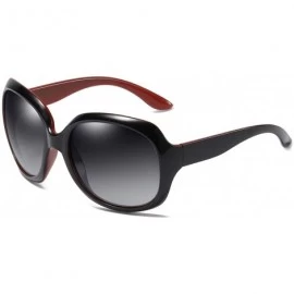 Sport Polarized HD Sunglasses for Women Polarized Metal Mirror UV 400 Lens Protection - Black I - CD198O5T65K $18.55