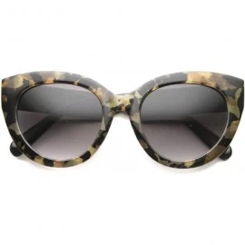 Aviator Mens Aviator Sunglasses With UV400 Protected Mirrored Lens - Crème Block / Lavender - CE122XJKHHX $18.48