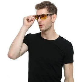 Sport Night Driving Glasses-Night Vision HD Glasses for Driving Polarized Driving Glasses for Men and Women - 6128black - C41...