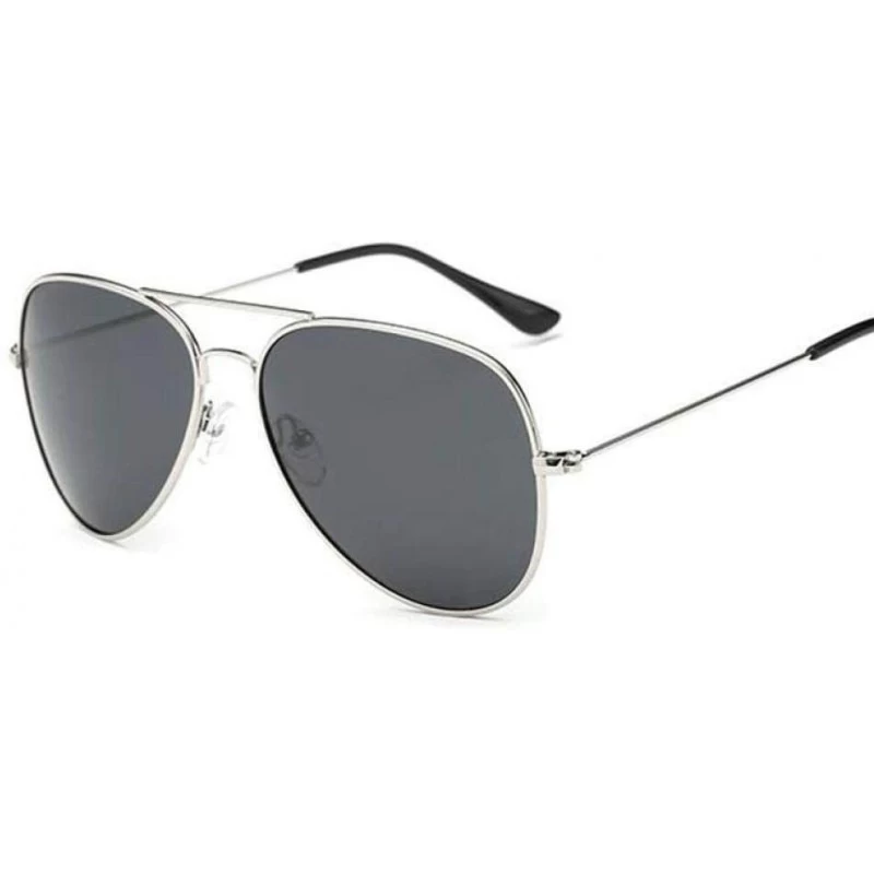 Round Classic Polarized Aviation Sun Glasses Eyewear Pilot Sunglasses Suitable Men/Women (Color 5) - 5 - CE1997KYI6T $36.93
