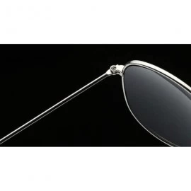 Round Classic Polarized Aviation Sun Glasses Eyewear Pilot Sunglasses Suitable Men/Women (Color 5) - 5 - CE1997KYI6T $36.93