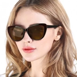 Cat Eye Cat Eye Sunglasses For Women - Fashion Polarized Sunglasses with UV Protection for Driving/Shopping/Sunbathing - C118...