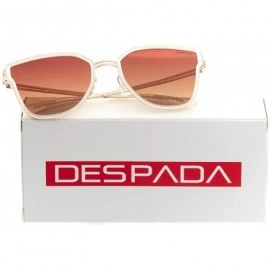 Sport Made In ITALY Cat Eye Polarized Lens Metal Frame Ladies Sun glasses Ds1552 - Ivory - CQ189NHEES9 $26.88