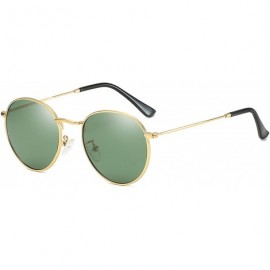Semi-rimless Luxury Mirror Small Round Sunglasses Women Retro Tinted Color Lens Metal Frame Eye Vintage Tiny Sun Glasses - 1 ...