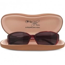 Square Stylish Full Reader Sunglasses - Brown - C011DNULF5F $19.64
