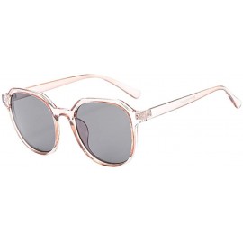 Oversized Sunglasses Oversized Polarized Protection - Gray - CB1947X8LT6 $19.90