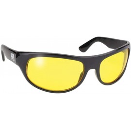 Wrap Wrap Unisex-Adult Biker sunglasses Black/Yellow One Size - CR111HAQF4N $19.98