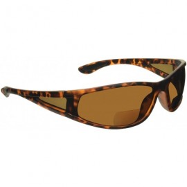 Shield Polarized Bifocal Sunglasses Wrap Around Side Shield for Men Women. Nearly Invisible Reader Line - CP187YCXW6X $23.73