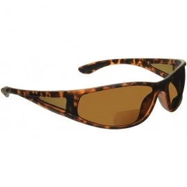 Shield Polarized Bifocal Sunglasses Wrap Around Side Shield for Men Women. Nearly Invisible Reader Line - CP187YCXW6X $58.94