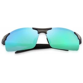 Wayfarer Sunglasses Polarized Wayfarer Lightweight - Gun-green - CM18AZW3UAL $13.55