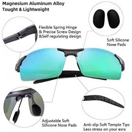Wayfarer Sunglasses Polarized Wayfarer Lightweight - Gun-green - CM18AZW3UAL $13.55