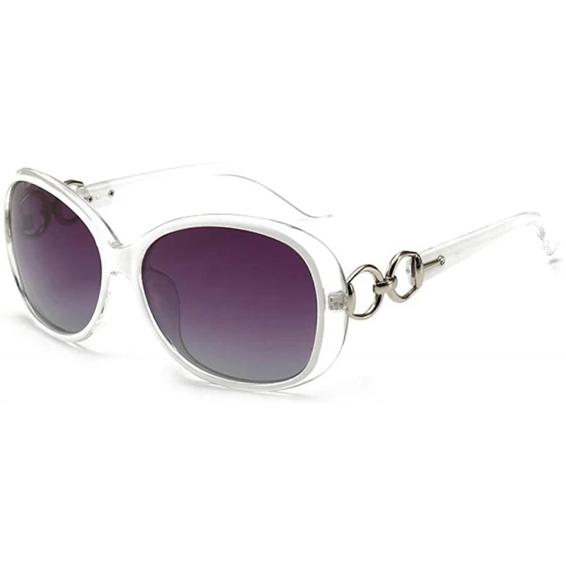Aviator Women'S Big Box Round Face Sunglasses Wild Temperament Elegant Super Wide Sunglasses Driving Sunglasses - CE18X9U7Q7C...