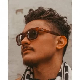 Wayfarer Polarized Sunglasses For Men Or Women Vintage Designer - Red - CG18NZGAR8U $45.58